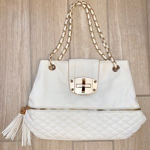 White purse